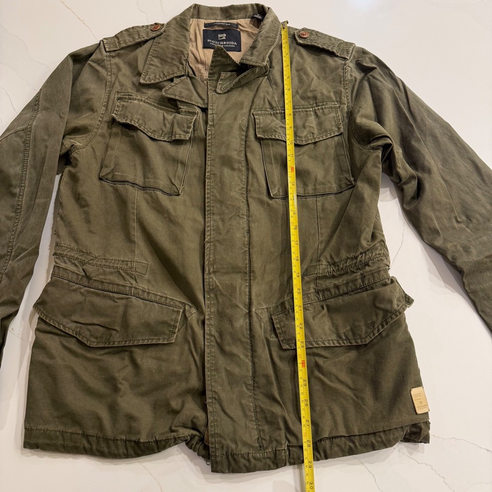 Scotch & Soda Olive Military Jacket - Picture 7 of 12
